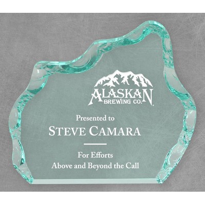 Iceberg Acrylic Award - Jade - 5-7/8"