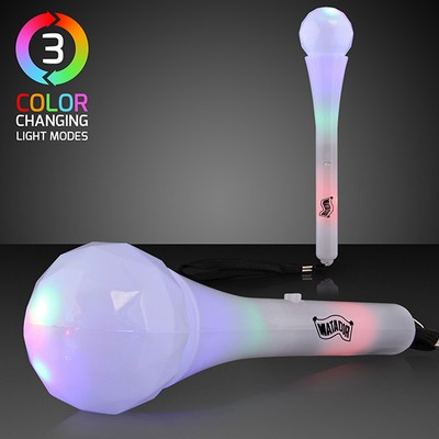 LED Microphone Toy with Flashing Lights - BLANK