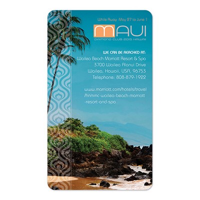 Vinyl Label Calendar (3.5"x 6") Rectangle Rounded Corners