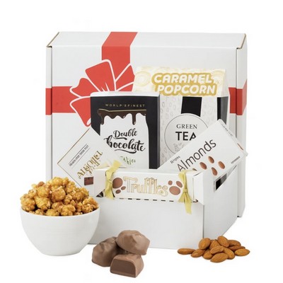 Red Bow Gourmet Treats Gift Box
