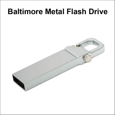 Baltimore Metal Flash Drive - 64GB Memory