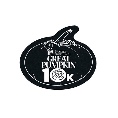 5" Standard Flat Tire Pumpkin Coaster