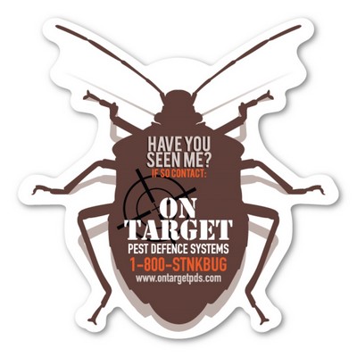 Stink Bug Magnet - 4" x 4" - 30 mil - Outdoor Safe