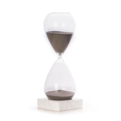 Sand Timer with Marble Base