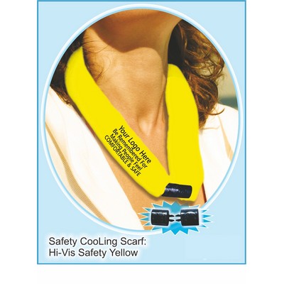 Hi-Vis Safety Yellow CooLooP Active Water Scarf
