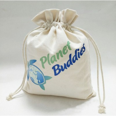 Custom Drawstring Cotton Pouch/Bag