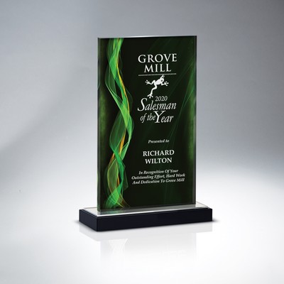 Streaming Excellence on Marble, Green