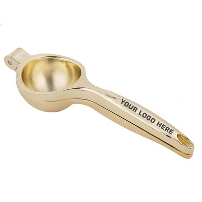 Handheld Lemon Squeezer With Gold Color