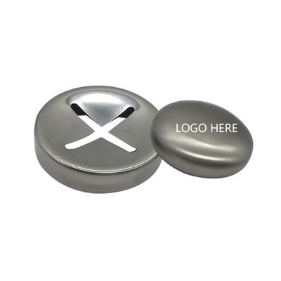 Round Stainless Steel Soap Bar