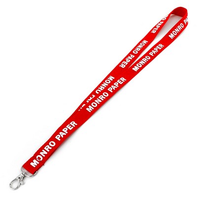 Raised Print Polyester Lanyard