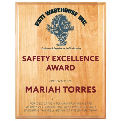 7" x 9" Genuine Cherry Plaque