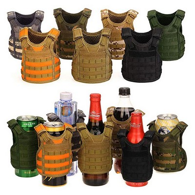 Oxford Fabric Vest-shaped Camo Bottle Holder