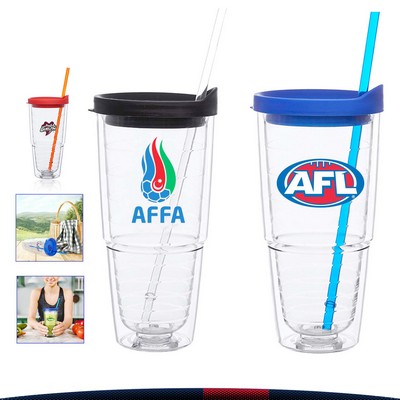 24 oz. Kiron Clear Acrylic Tumblers