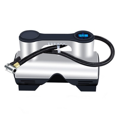 Rechargeable portable pointer display electric inflation pump