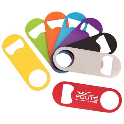 Vinyl Coated Stainless Steel Bottle Opener
