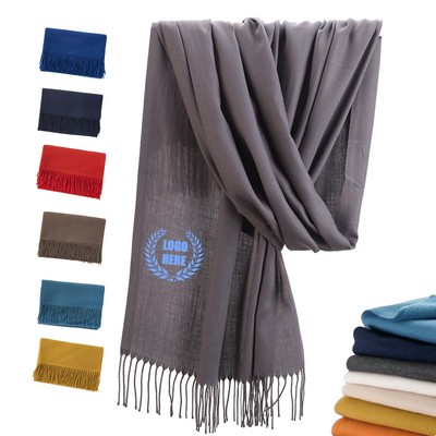 Autumn Winter Tassel Scarf Shawl