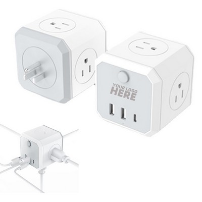 7 In 1 Cube Socket Adapter With Switch