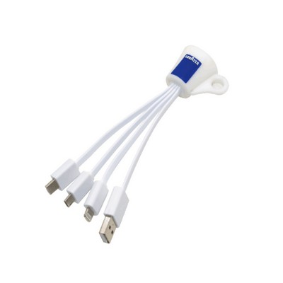 No PVC head Multi-device Charging Cable