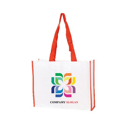 Full imprint Non-Woven Tote Bag with Polypropylene Film
