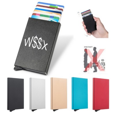 Slim Aluminum Card Holder Wallet