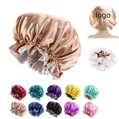 Luxurious Oversized Satin Sleep Cap