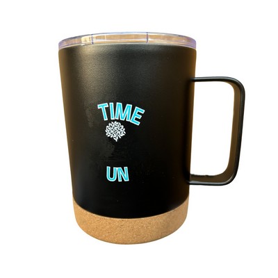 12 OZ Stainless Steel Mug with Cork Bottom