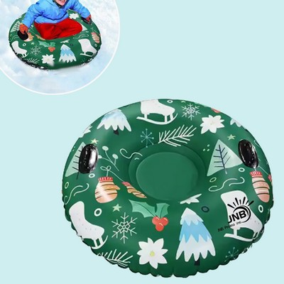 Round Inflatable Snow Sled