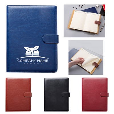 A5 Faux Leather Notebook