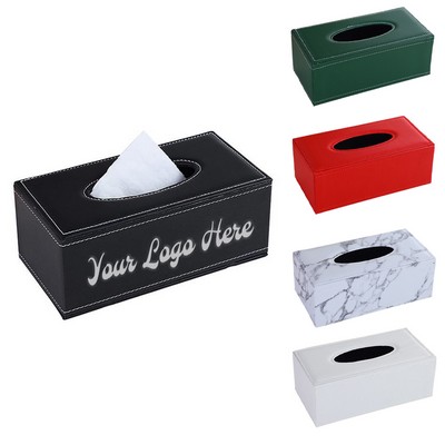 PU Leather Tissue Holder