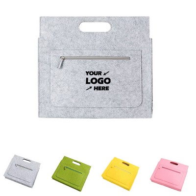 Felt Document Tote Bag