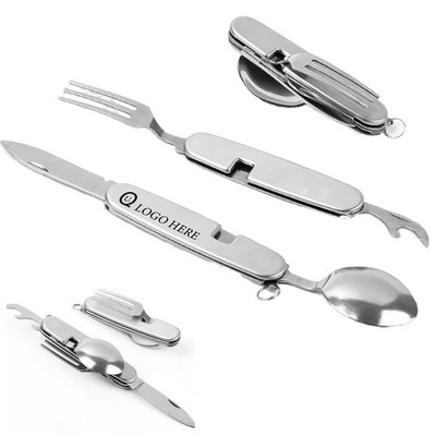 Foldable Camping Cutlery Set