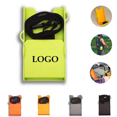 Plastic Phone Case w/Shoulder Strap