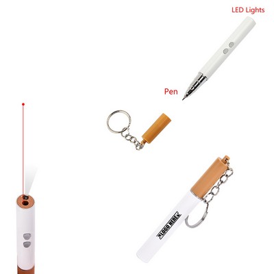 Cigarette Shaped Pen With Flashlight