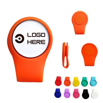 Silicone Magnetic Golf Cap Clip