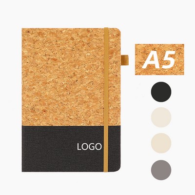 Wood Grain Wheat Straw Notebook