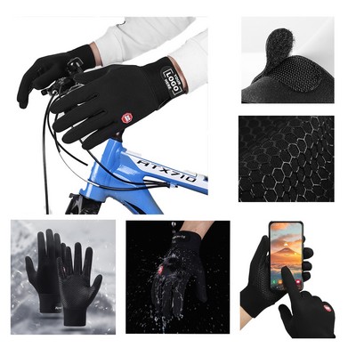 Waterproof Non-Slip Insulated Gloves with Pocket