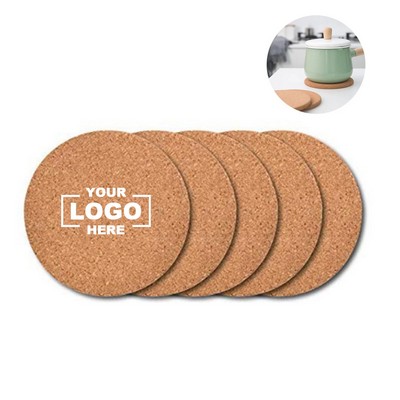 1 PCS Round Cork Coaster.