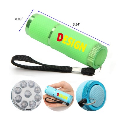 9 LED Glow in Dark Flashlights