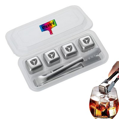 Stainless Steel Ice Cube Set