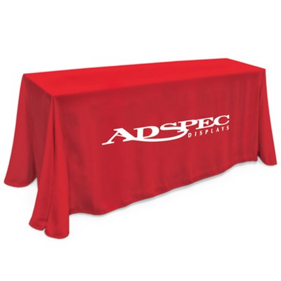 6' Red Table Cloth - Printed