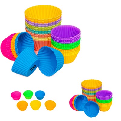 Silicone Cupcake Baking Cups 6 Pack