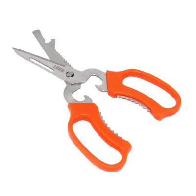 Multifunction Kitchen Cutting Scissors Tools with Nut Cracker and Openers