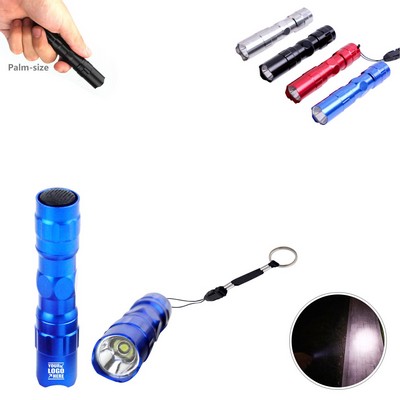 Lightweight Portable LED Flashlight With Aluminum Case
