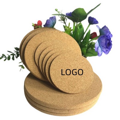 Round Cork Coaster Hot Pad