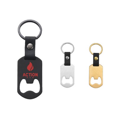 Stainless Steel Bottle Opener Keychain