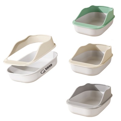 Anti-Splash Cat Litter Box