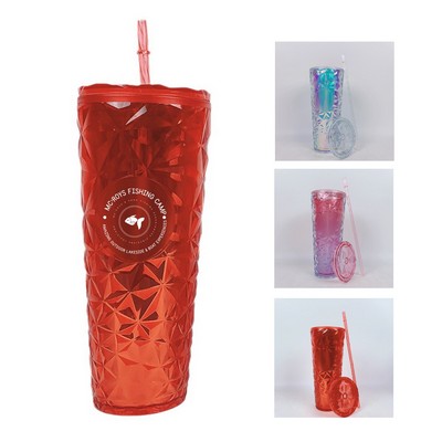 24 Oz Diamond Prism Crystal Venti Tumbler