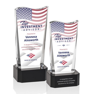 Violetta VividPrint™ Award on Base - Black