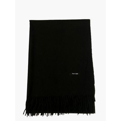 100% Polyester Black Scarf
