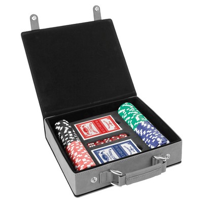 Leatherette 100 Chip Poker Set
